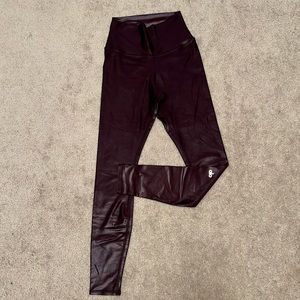 Alo High Shine Wine Leggings